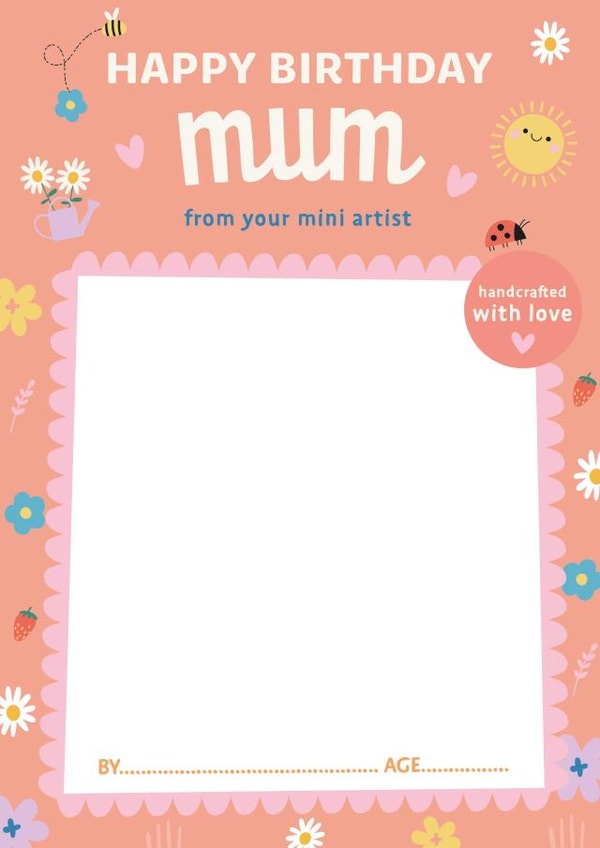 Design your own, Mum Birthday Card created by frances Wilson