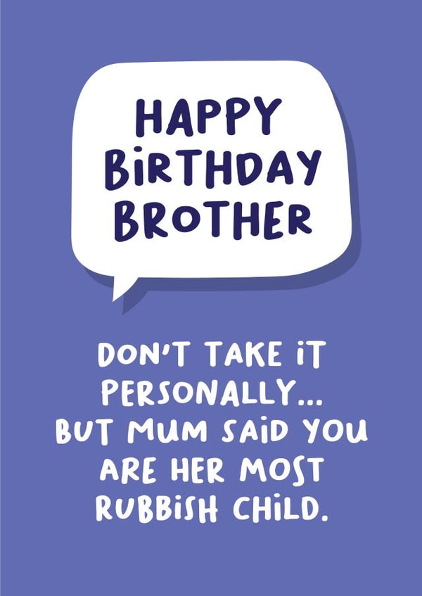 Heartfelt Brother Birthday Card created by Norm & Then