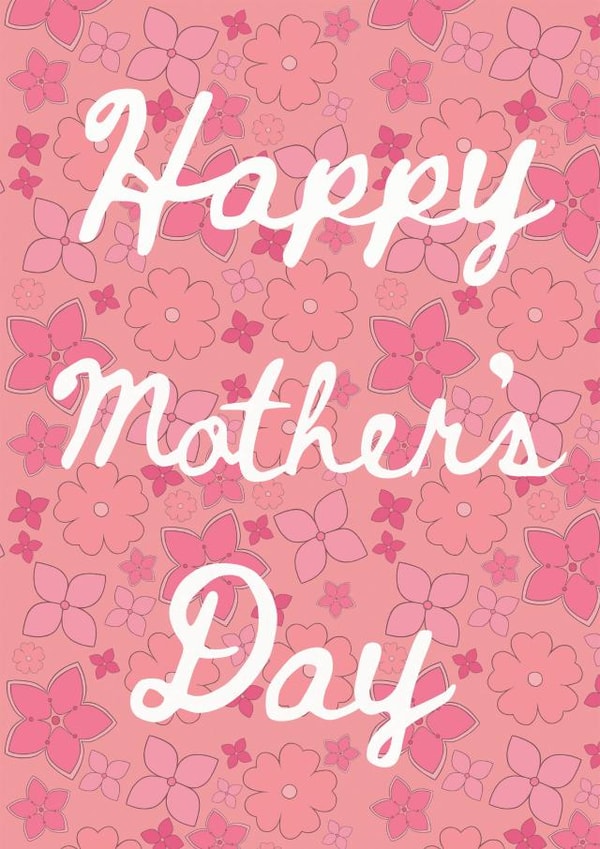 Happy Mother's Day Pink Flower Card created by Bec Broomhall
