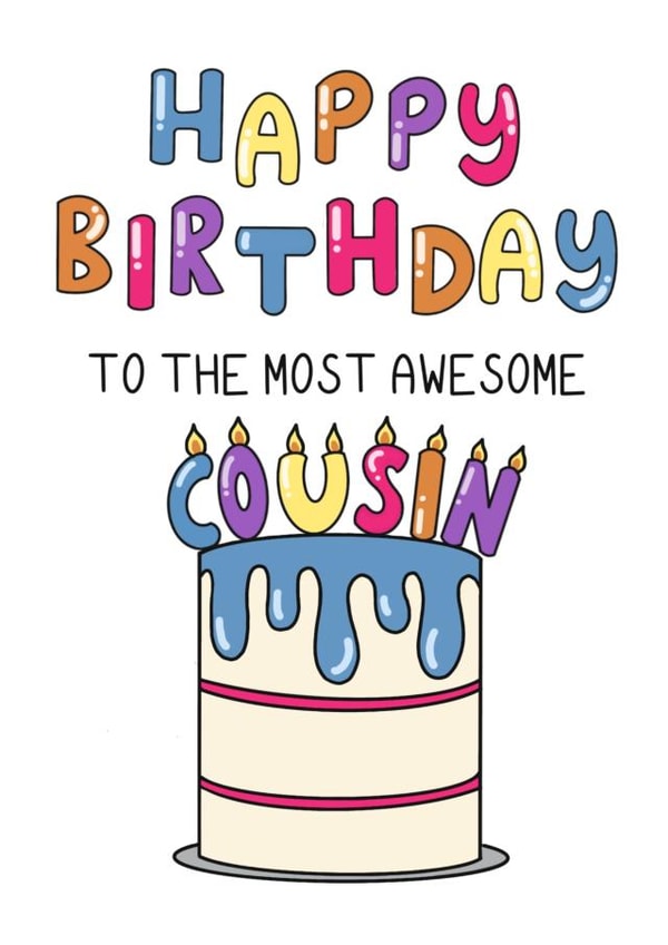Happy birthday to an awesome cousin created by Schnauzer Scribbles