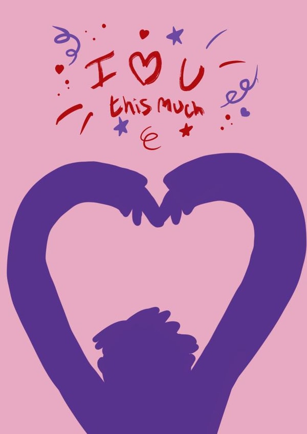 I love you this much created by Fragment Crafting