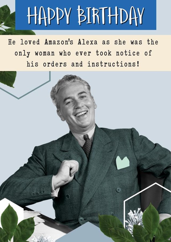 Amazon Alexa Birthday Card created by Quitting Hollywood