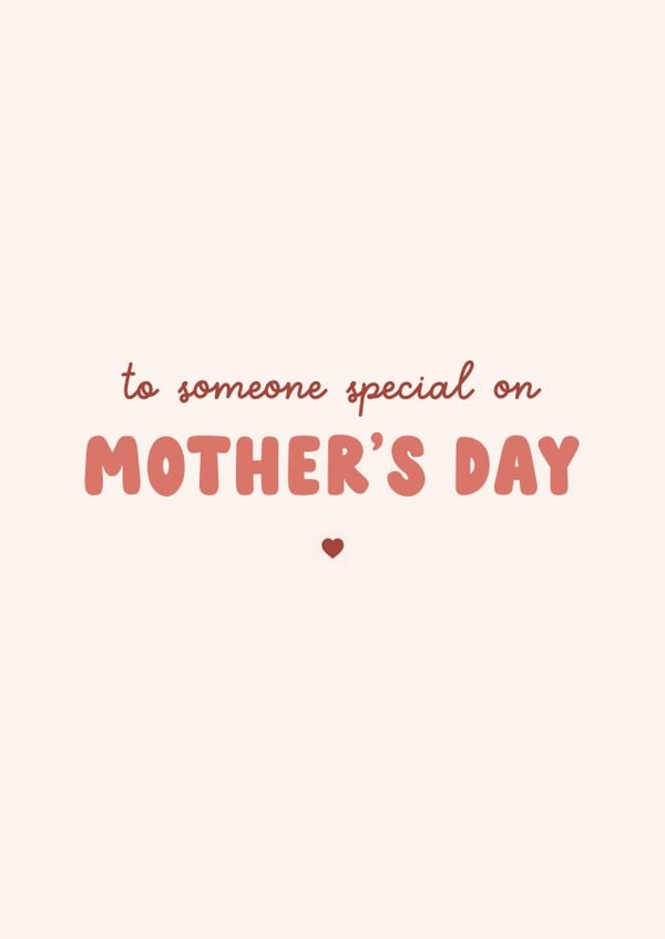 To Someone Special Mother's Day Card created by Kirsten | By Kirst Co 