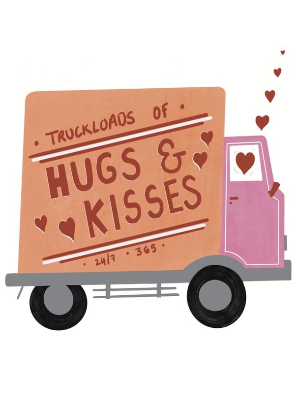 Truckloads of Love Card created by Papercardo