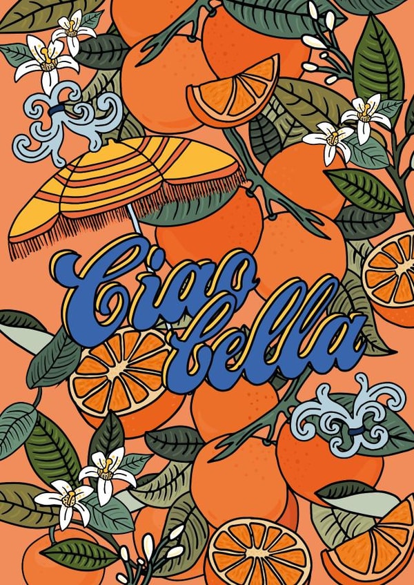 Ciao Bella Card created by Talk & Tell