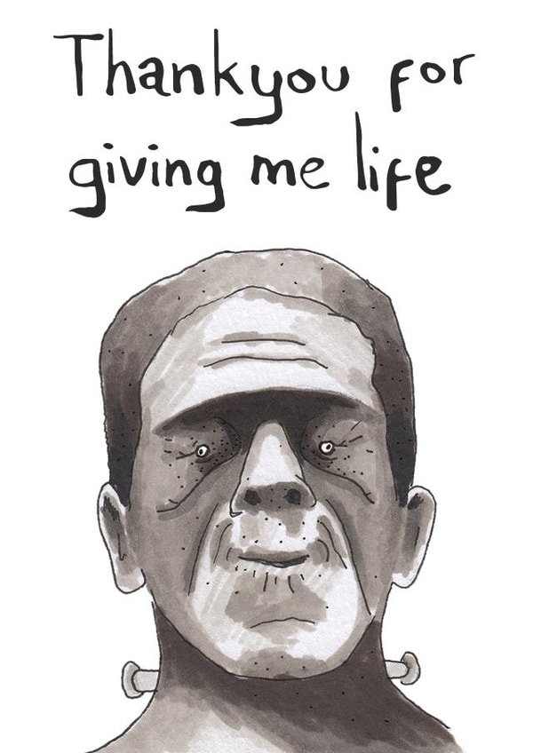 Frankenstein Mother's Day Card created by Big Bucket Of Guts