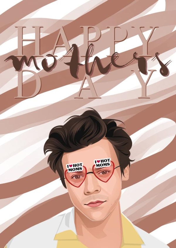 Harry styles Mother’s Day card created by cardsbysoph