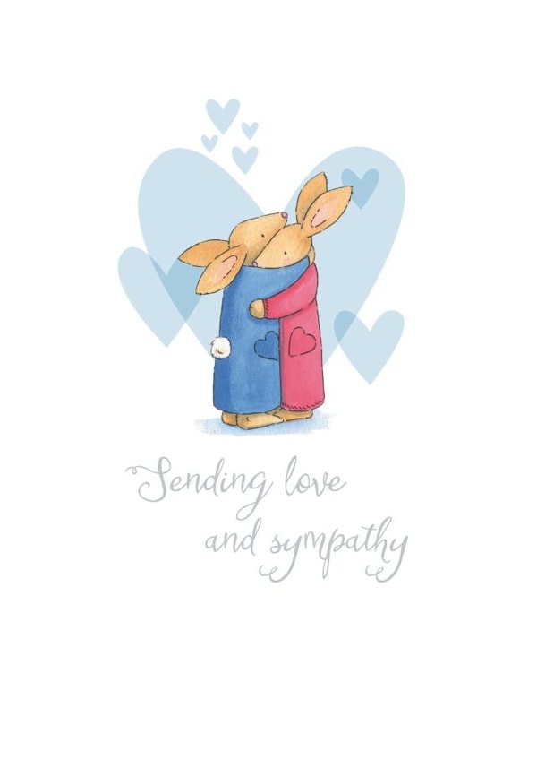 Sending Love and Sympathy Card 1000 created by Helen Morgan Illustration