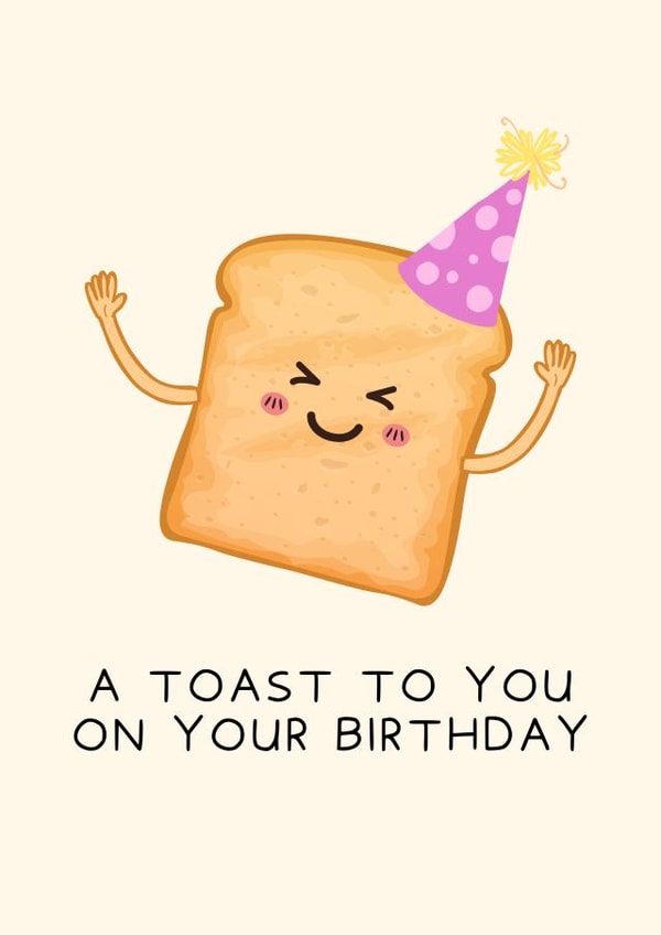 A toast to you on your birthday created by Ink Icons 