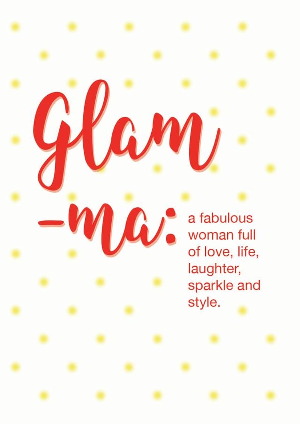 Glam-ma  created by Wonder Love