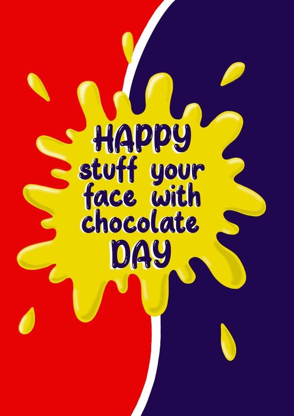 Stuff Your Face With Chocolate  created by Red Koala