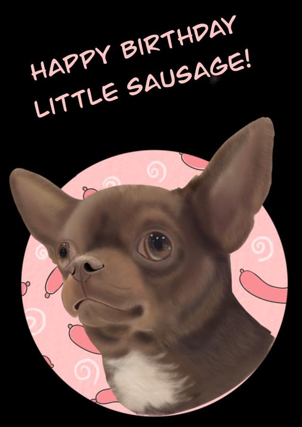 Happy birthday little sausage! 1001 created by Kato