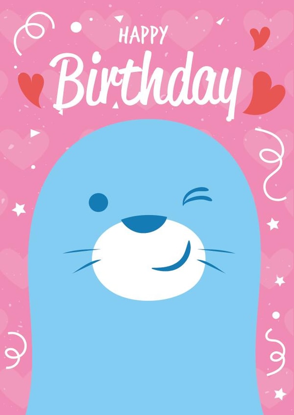 Birthday celebration card 1001 created by Cards for feelings