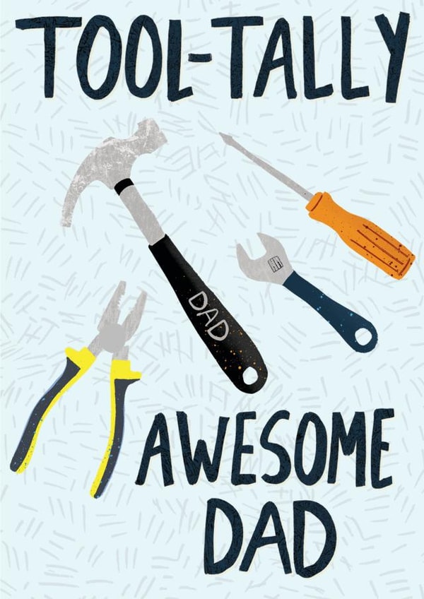 Tool Pun Father's Day Card created by Sweetlove Press