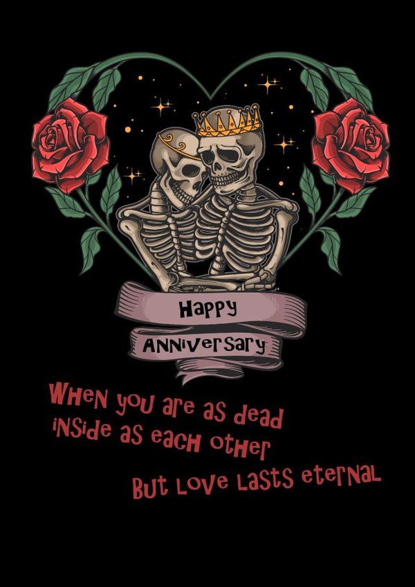Dead Inside but love is eternal created by Mel @ DeadHead Designs