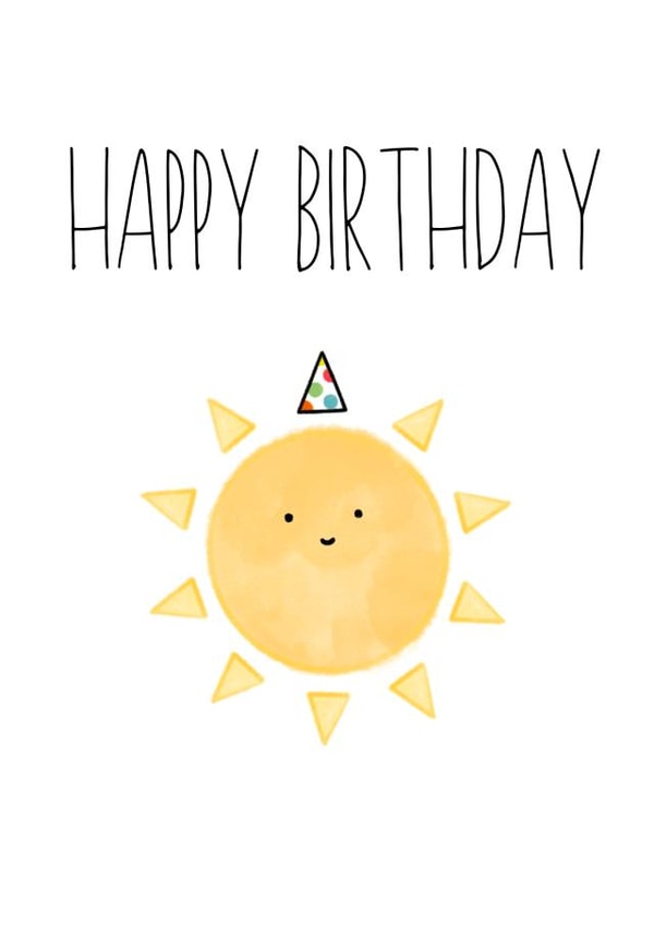 Happy Birthday Sunshine created by Kerds