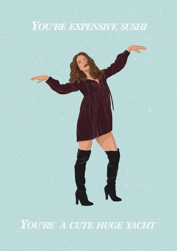 Alexis Rose Schitt’s Creek Celebration Diva Card created by ttrappartt