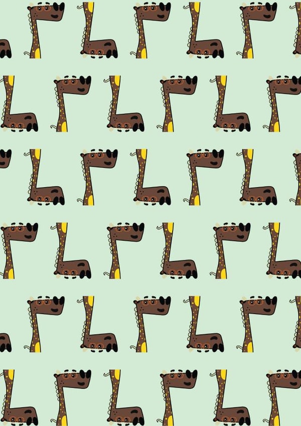 Happy Giraffe - Greeting Card created by My Strawberry Monkey