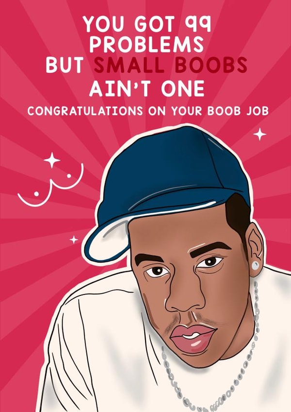 Jay-z new boobs created by Lucy Rose Party