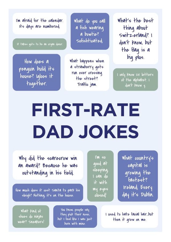 First-rate dad jokes 1000 created by House of Allum