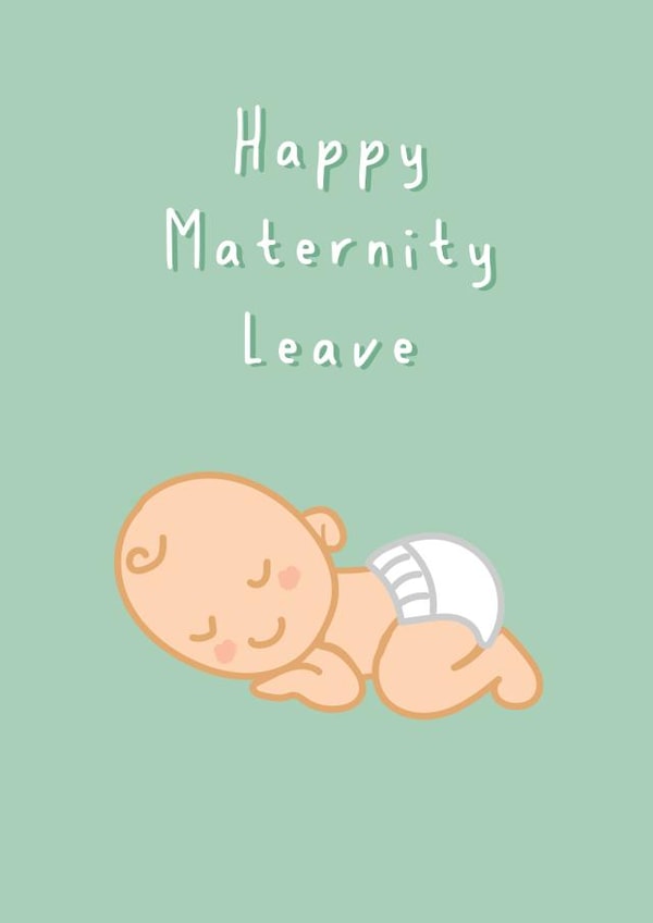 Happy Maternity Leave - Greeting Card created by @Laura Lonsdale Designs