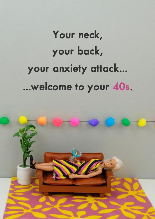 Your 40s created by Bold & Bright Cards