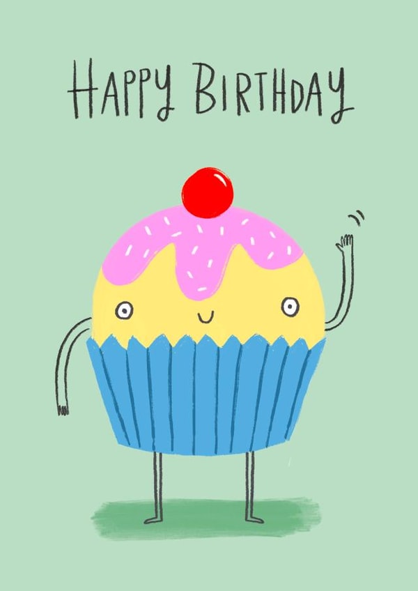 Happy Cupcake Birthday Card created by Sophie Crichton