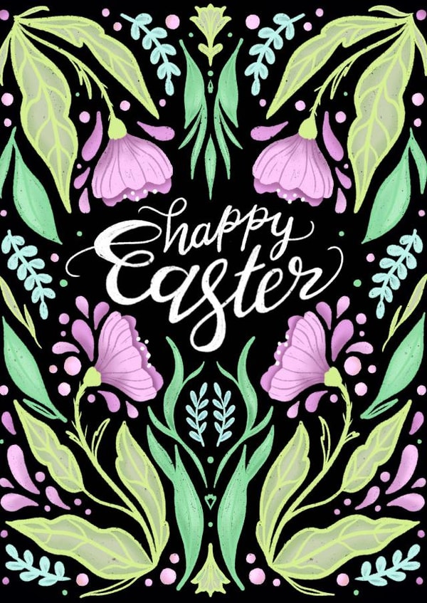 Folk Floral Easter created by Fantastical Fun Shop