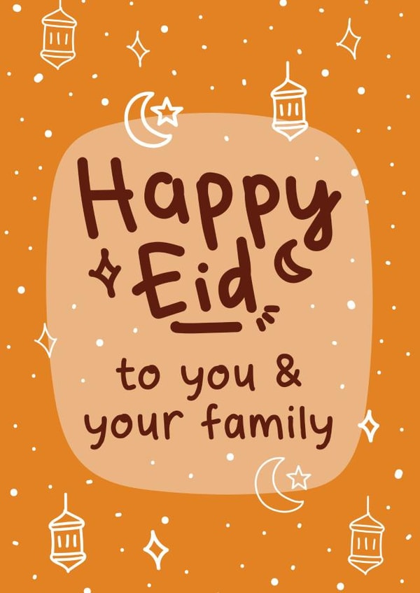 Happy Eid created by The Playful Indian