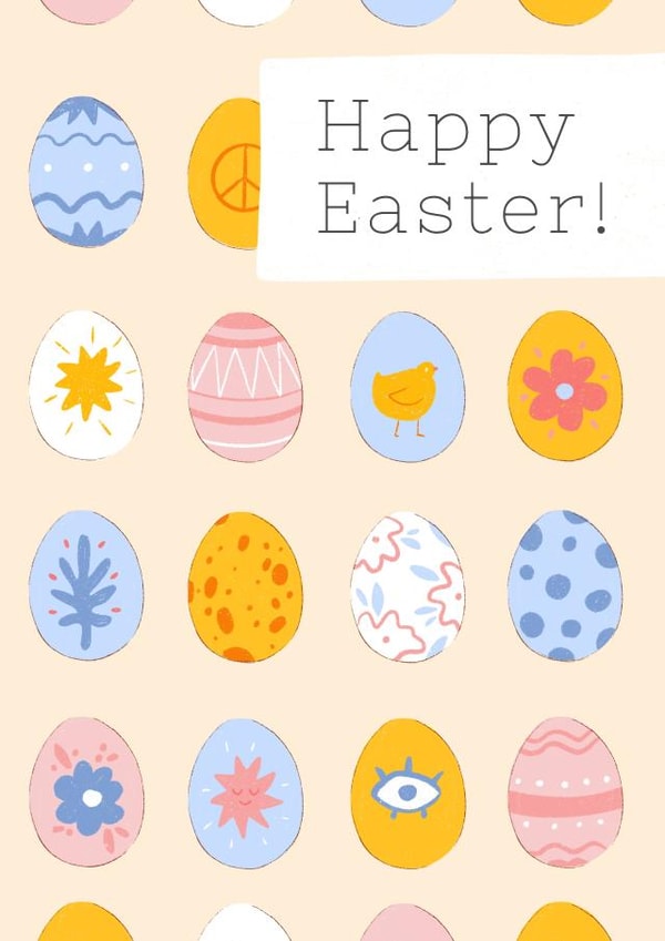 Easter created by Daria Radzhabova