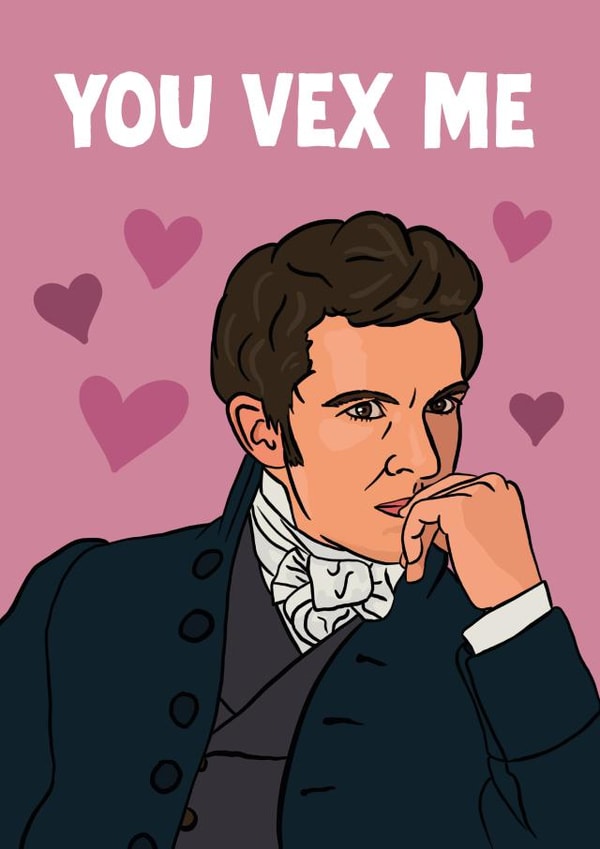 Anthony Bridgerton Vex Me Card created by Woody's Design