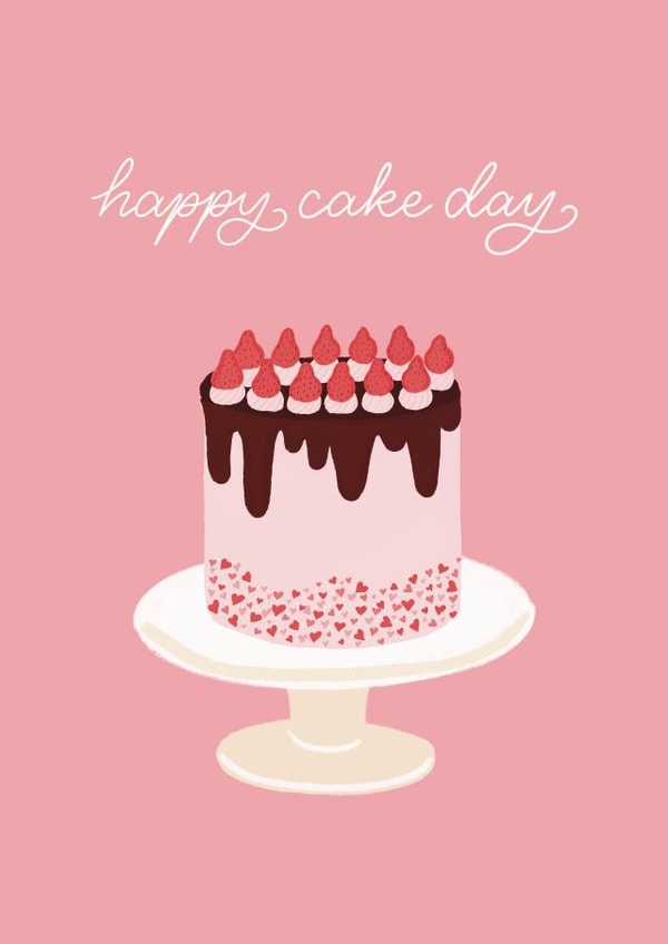 Happy cake day created by Nicki O'Donoghue Studio