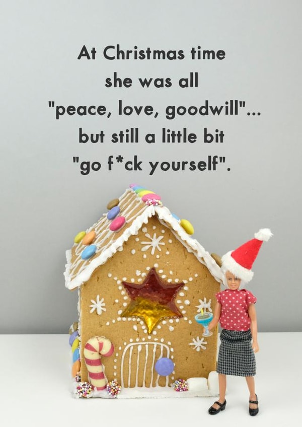 Christmas feelings card created by Bold & Bright Cards