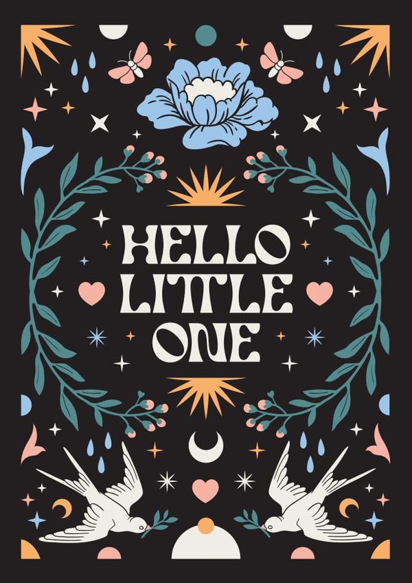 Hello & Welcome Little One created by Oh Ellie Studio