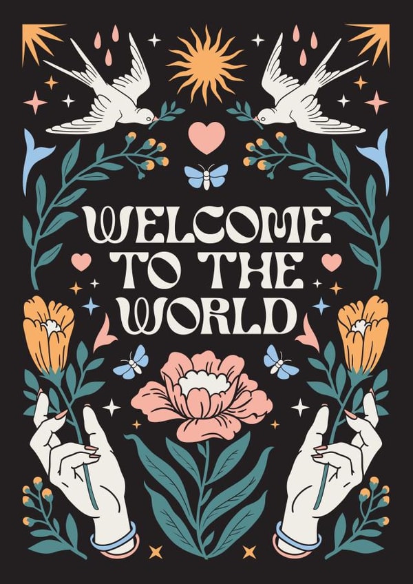 Welcome to the World! Card created by Oh Ellie Studio