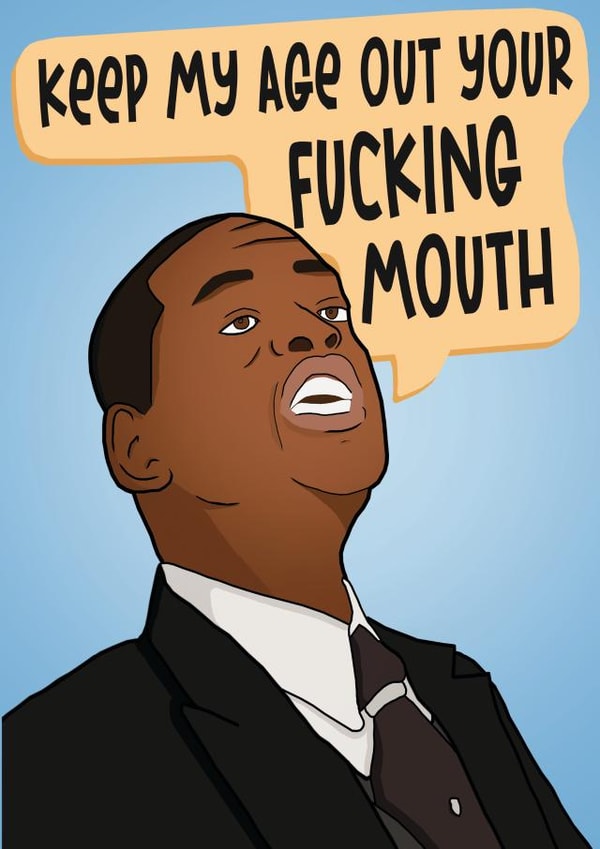 Will Smith Oscars Meme Birthday Card created by The Pug Cartel