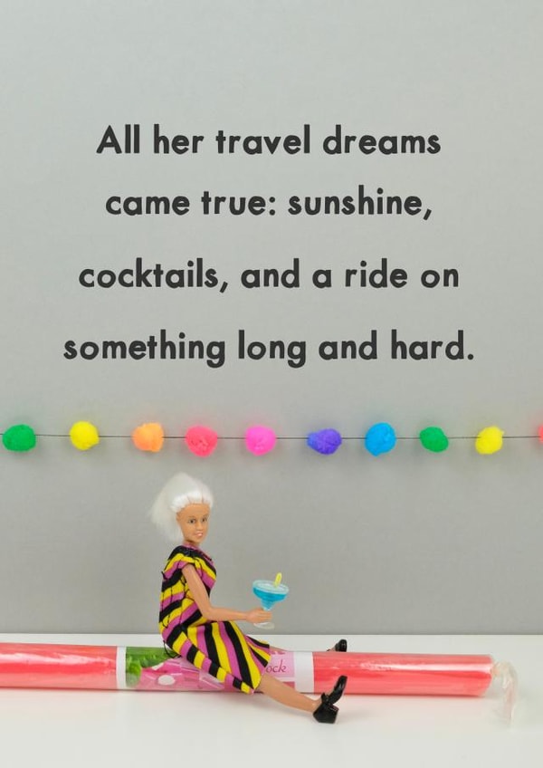 Travel dreams created by Bold & Bright Cards