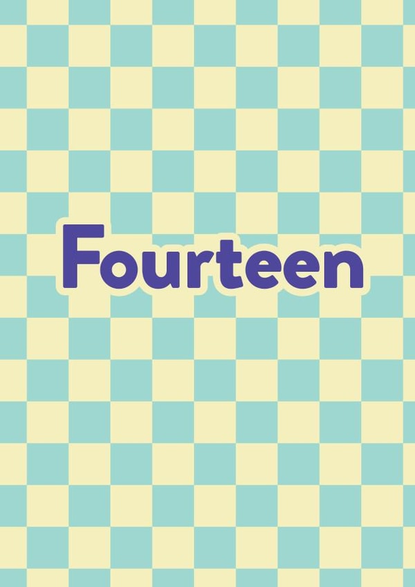 Fourteen Birthday Card created by Paper Plane