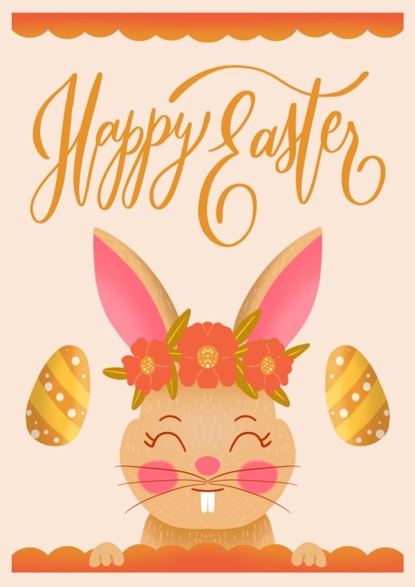 Happy Easter Card for Kids created by Daksha Giri