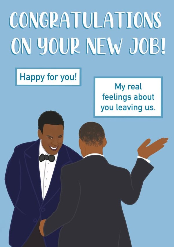 Will Smith funny new job card created by Sarah Stephenson