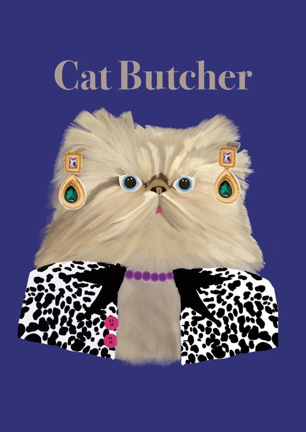 Cat butcher card created by Rob oztchelik