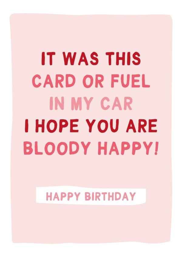 Funny Price Hike Birthday Card created by Gem Draws Stuff