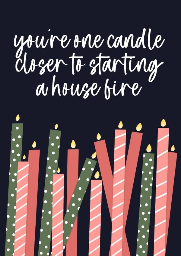 House Fire card created by Pink + Pip