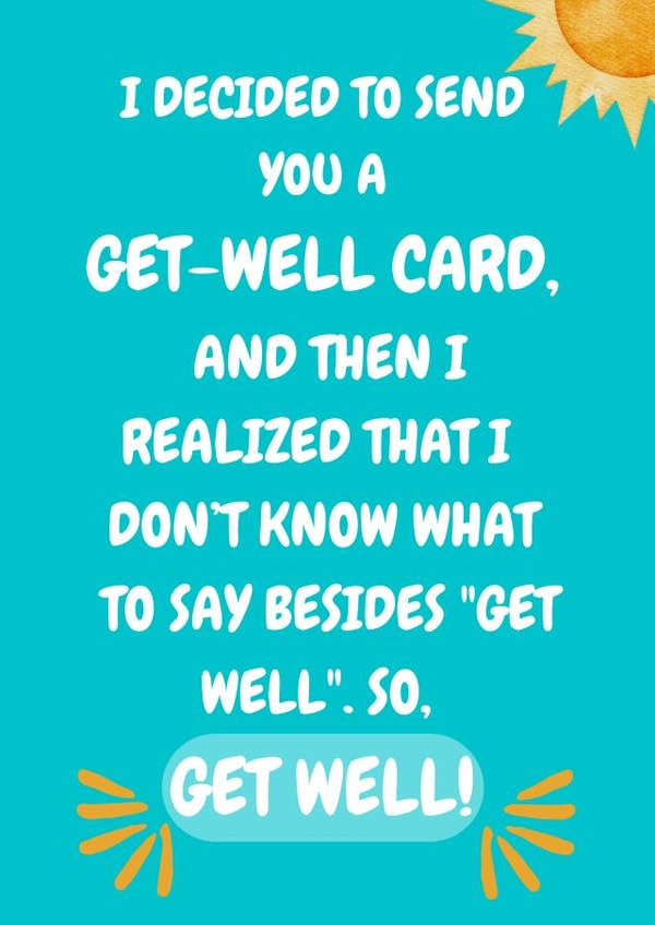 Funny Get-well card created by Night designs
