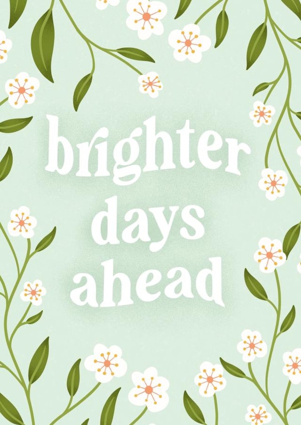 Brighter Days Ahead, Spring Card created by Amy V Packham Art