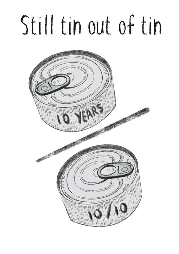 Tin / Ten Card created by Lisa Wardle