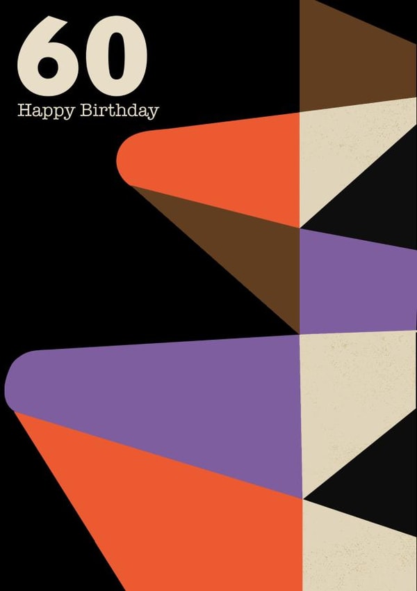 60th birthday card created by Rocket68