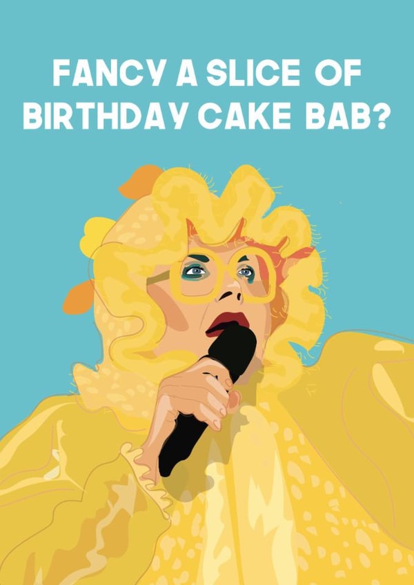 Fancy a slice Ginny Lemon Birthday card created by Ginny Lemon