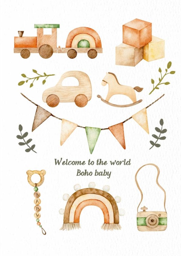 Boho Baby  created by Sunday Wellies