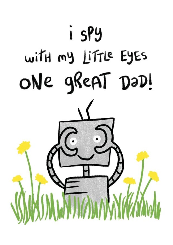 I Spy Father's Day Card created by Debmon Design